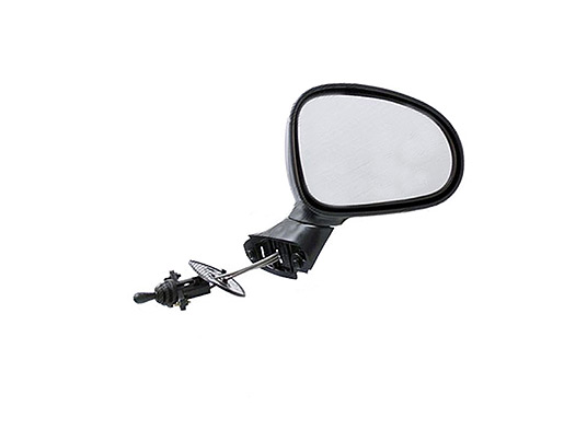 Specchietto Retrovisore Nero Destro meccanico a cavi chevrolet matiz 2001 - 2004