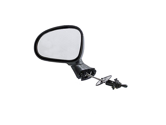 Specchietto Retrovisore Sinistro meccanico a cavi Nero chevrolet matiz 2001 - 2004